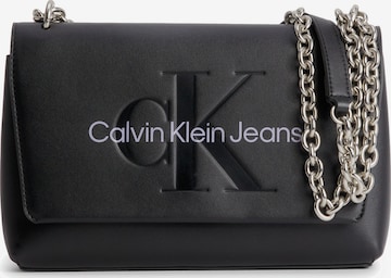 Sac à bandoulière Calvin Klein Jeans en noir : devant