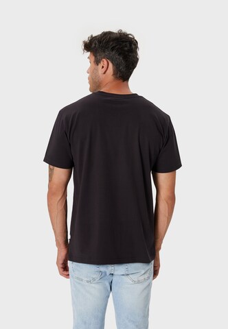 Oldskull Shirt 'Retro Japan Teeger' in Zwart