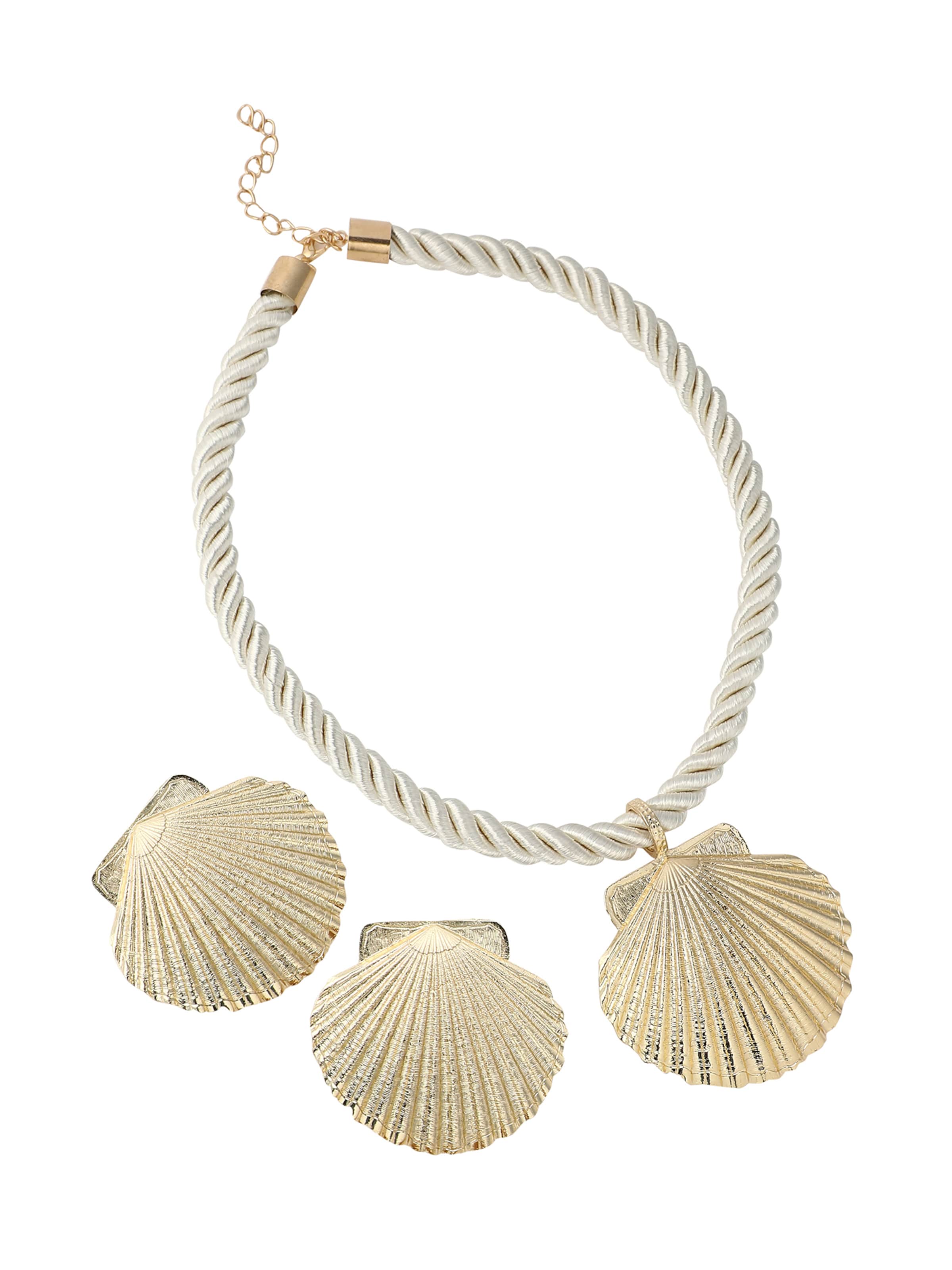 SOHI Sada šperkov 'Simmi' - Biela: predná strana