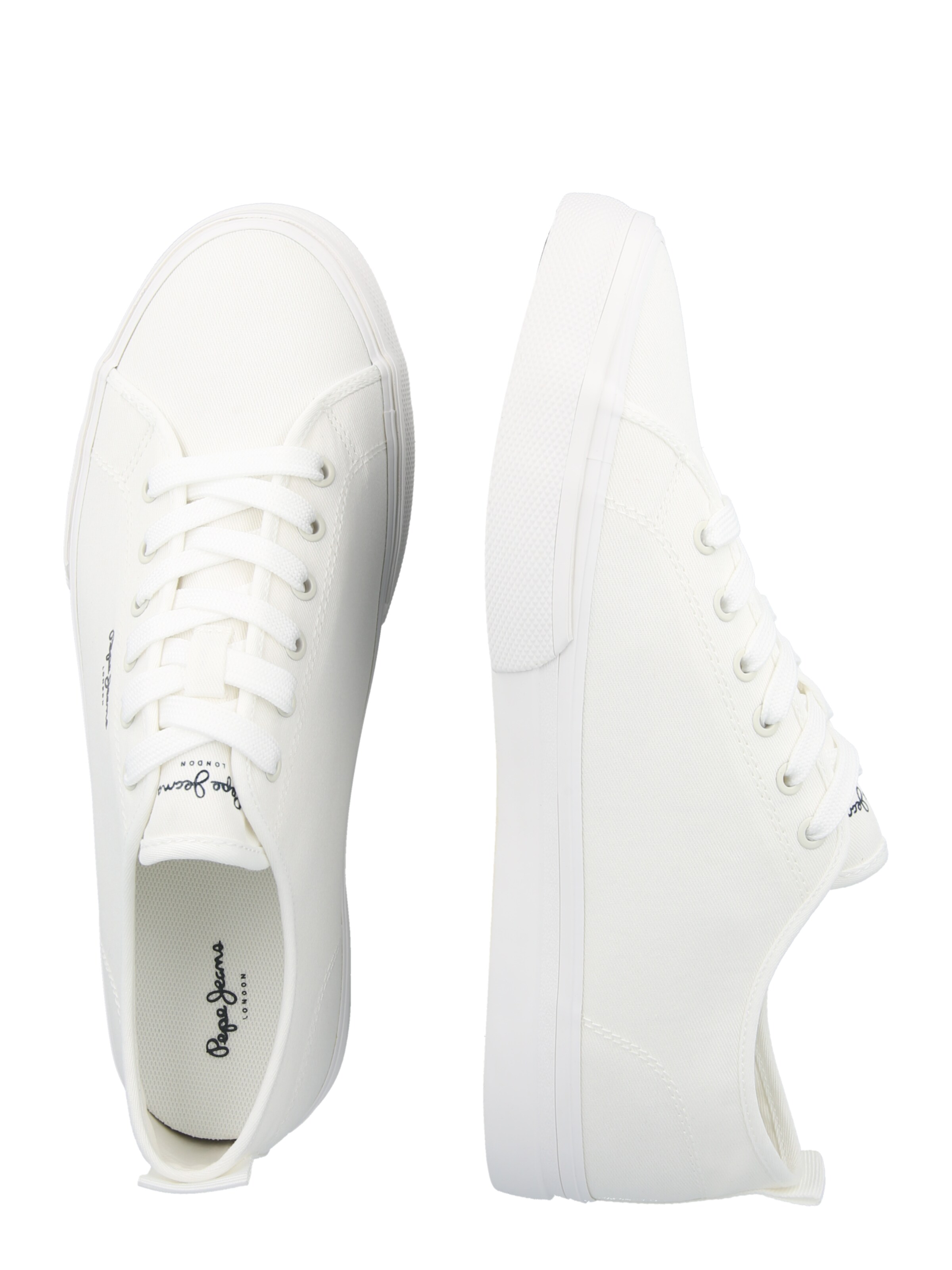 balta Pepe Jeans Sportbačiai be auliuko: šonas