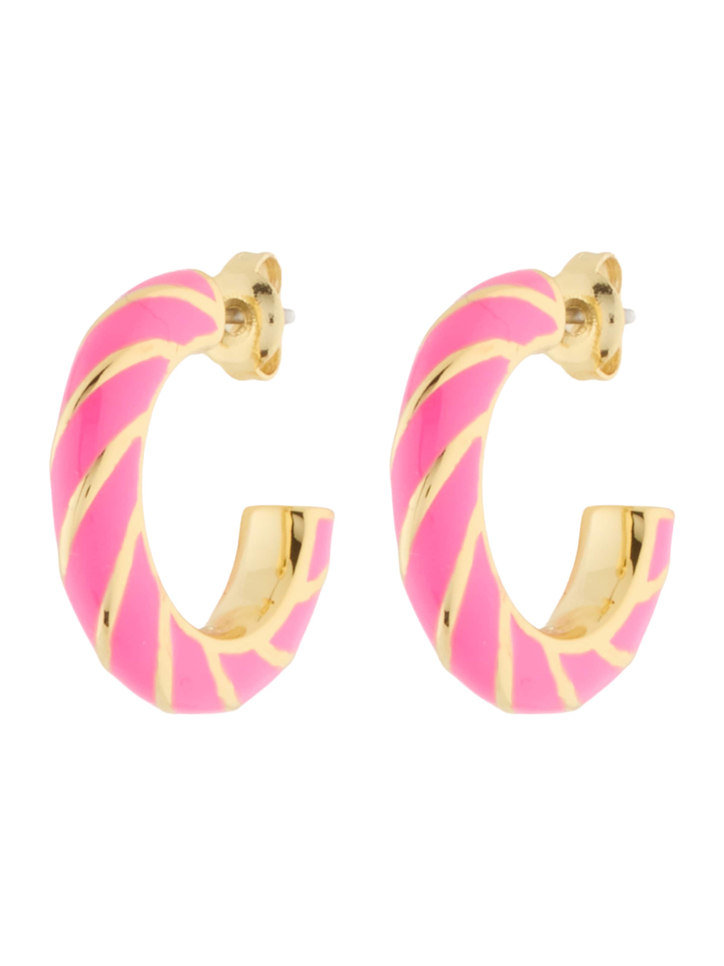 Ted Baker Ohrringe 'Tiffany' in gold / rosa, Produktansicht