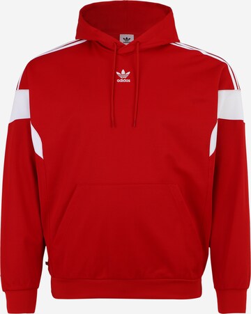 Sweat-shirt 'Adicolor Classics Cut Line' ADIDAS ORIGINALS en rouge : devant