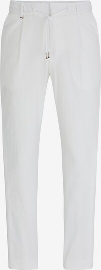BOSS Pleat-Front Pants 'C-Perin-RDS-233' in White, Item view