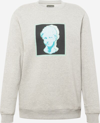 Urban Threads Sweat-shirt en bleu / gris / noir, Vue avec produit