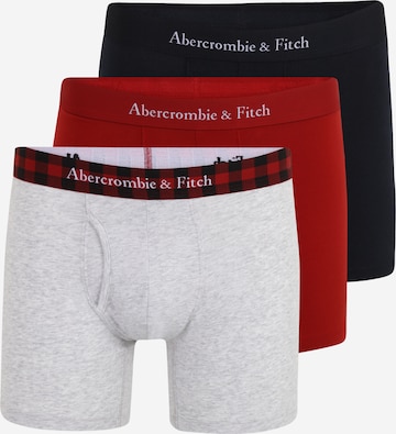 Abercrombie & Fitch Boxerky 'HOLIDAY' – šedá: přední strana