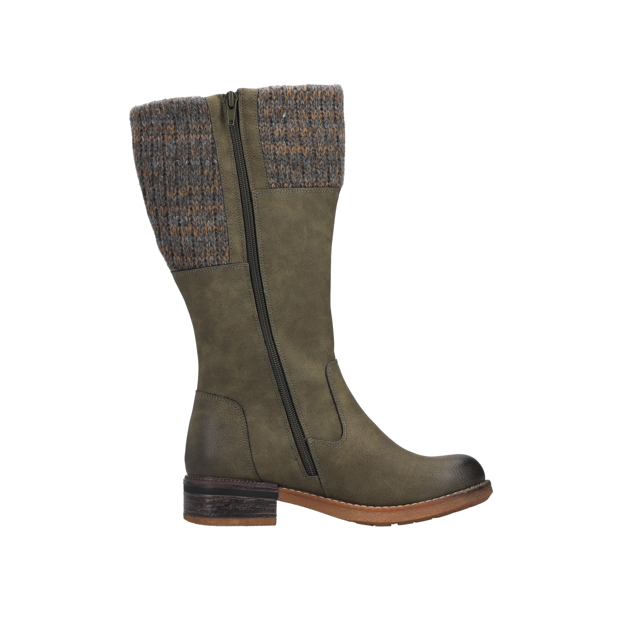 Bottes Rieker en vert