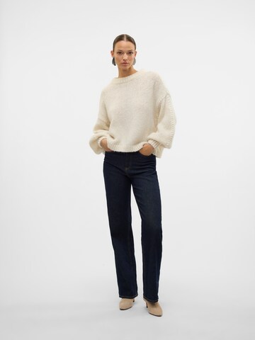 VERO MODA Pullover 'Feng' in Weiß