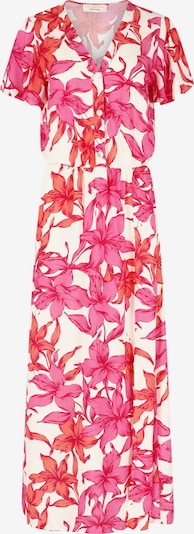 Rochie tip bluză LolaLiza pe fucsia / roșu / alb, Vizualizare produs