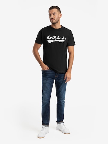 SPITZBUB Shirt 'Ralph ' in Black