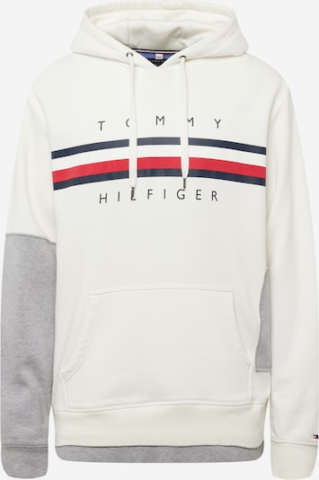 Tommy Jeans Sweatshirt in Night blue / mottled grey / Red / White, Item view