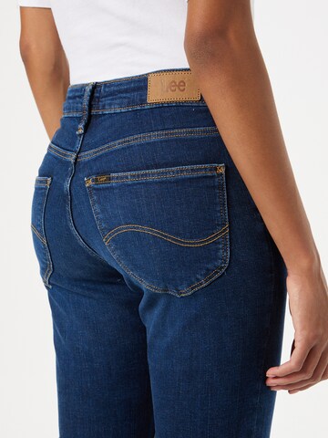 Slimfit Jeans 'Elly' de la Lee pe albastru