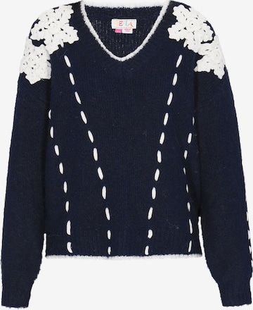 IZIAŠiroki pulover - plava boja: prednji dio