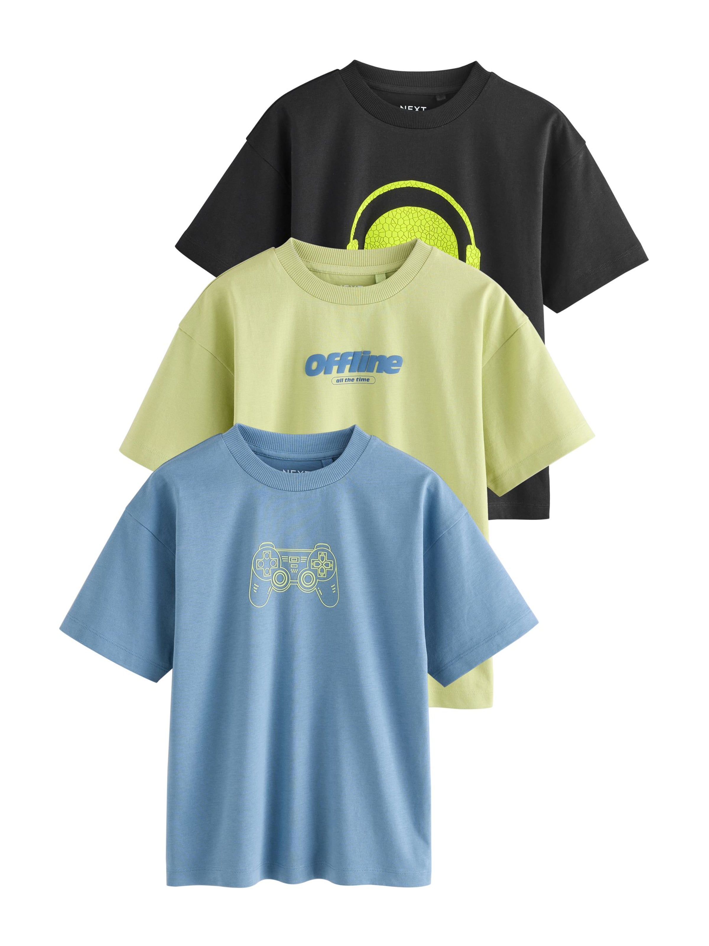 Next Tričko - Čierna: predná strana