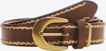 Ceinture 'MONIQUE' MANGO en marron : devant