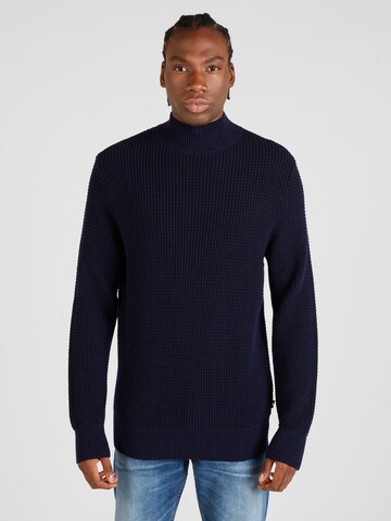 BOSS Sweater 'Maurelio' in Blue: front