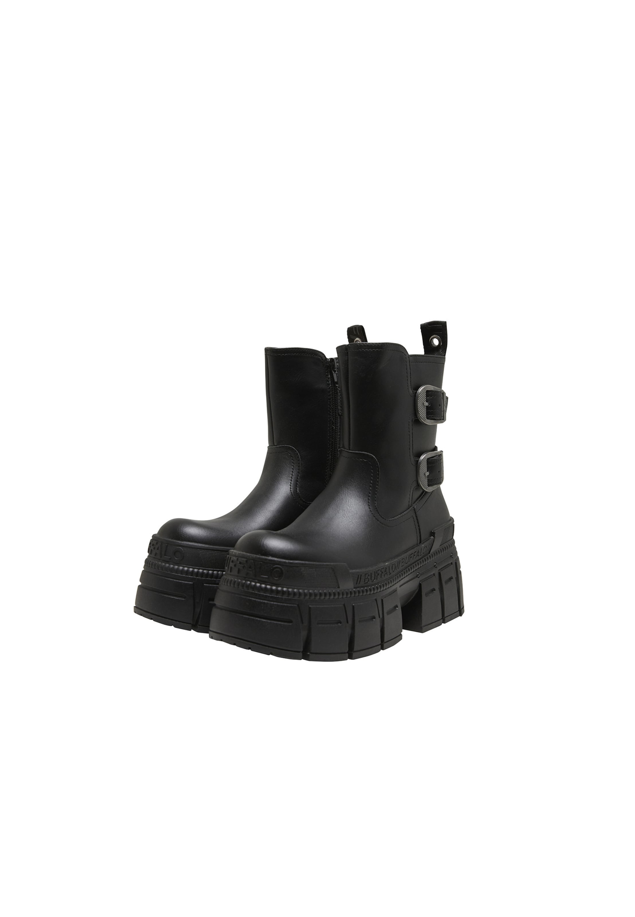 Bottines 'GOSPHER' BUFFALO en noir