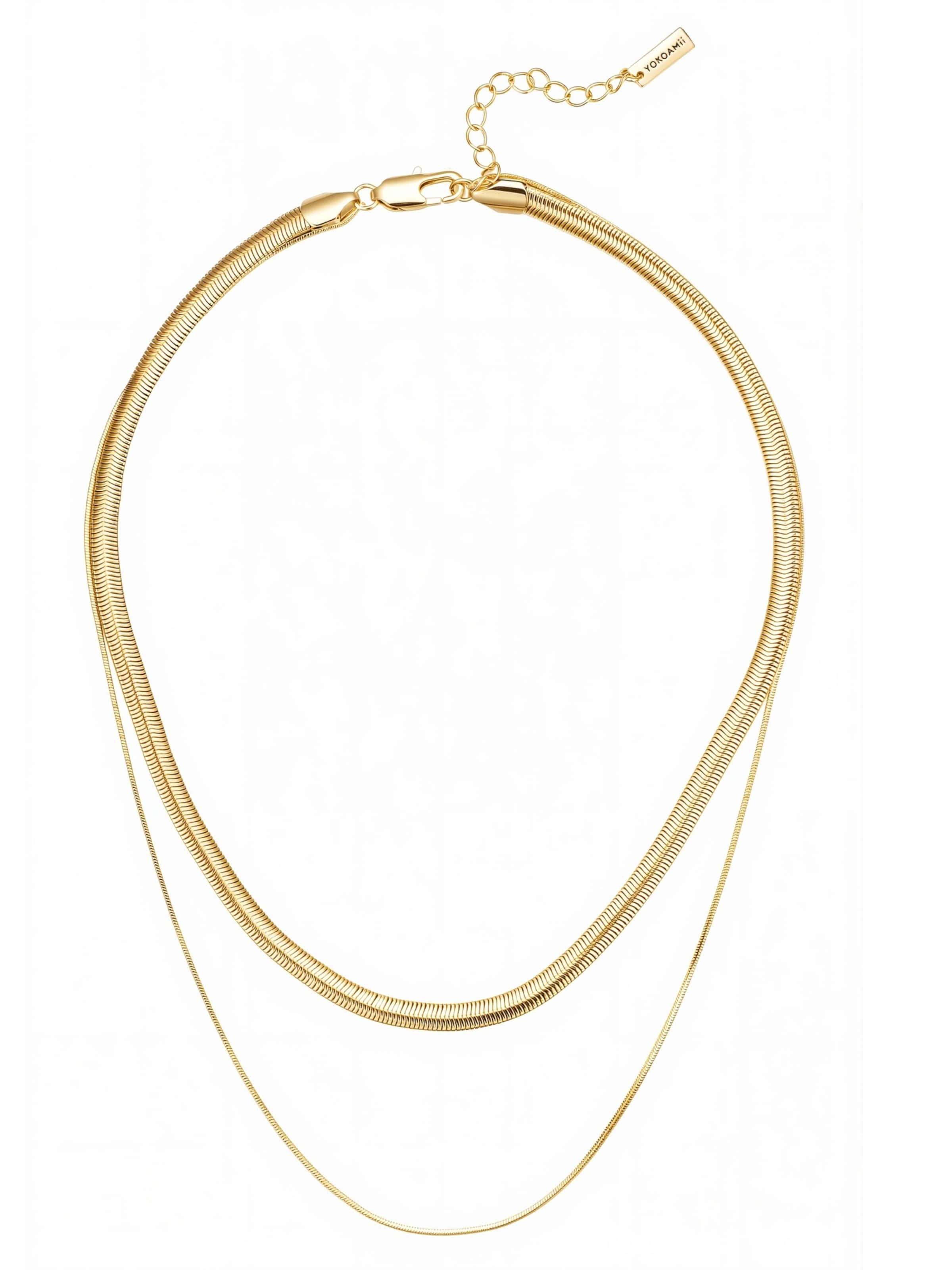 Yokoamii Necklace in Gold: front