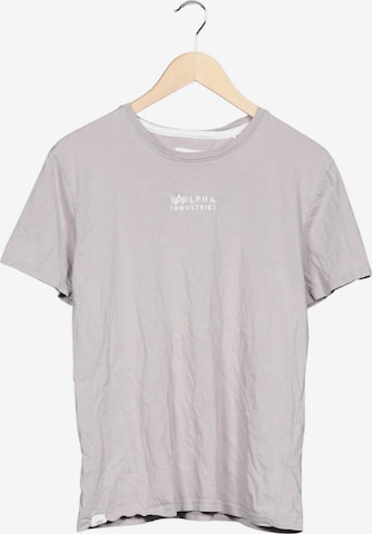 ALPHA INDUSTRIES Shirt in L in Grey: front