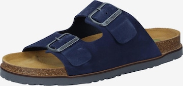 DR. BRINKMANN Pantolette 'Pantoletten BONILLO' in Blau: Vorderseite