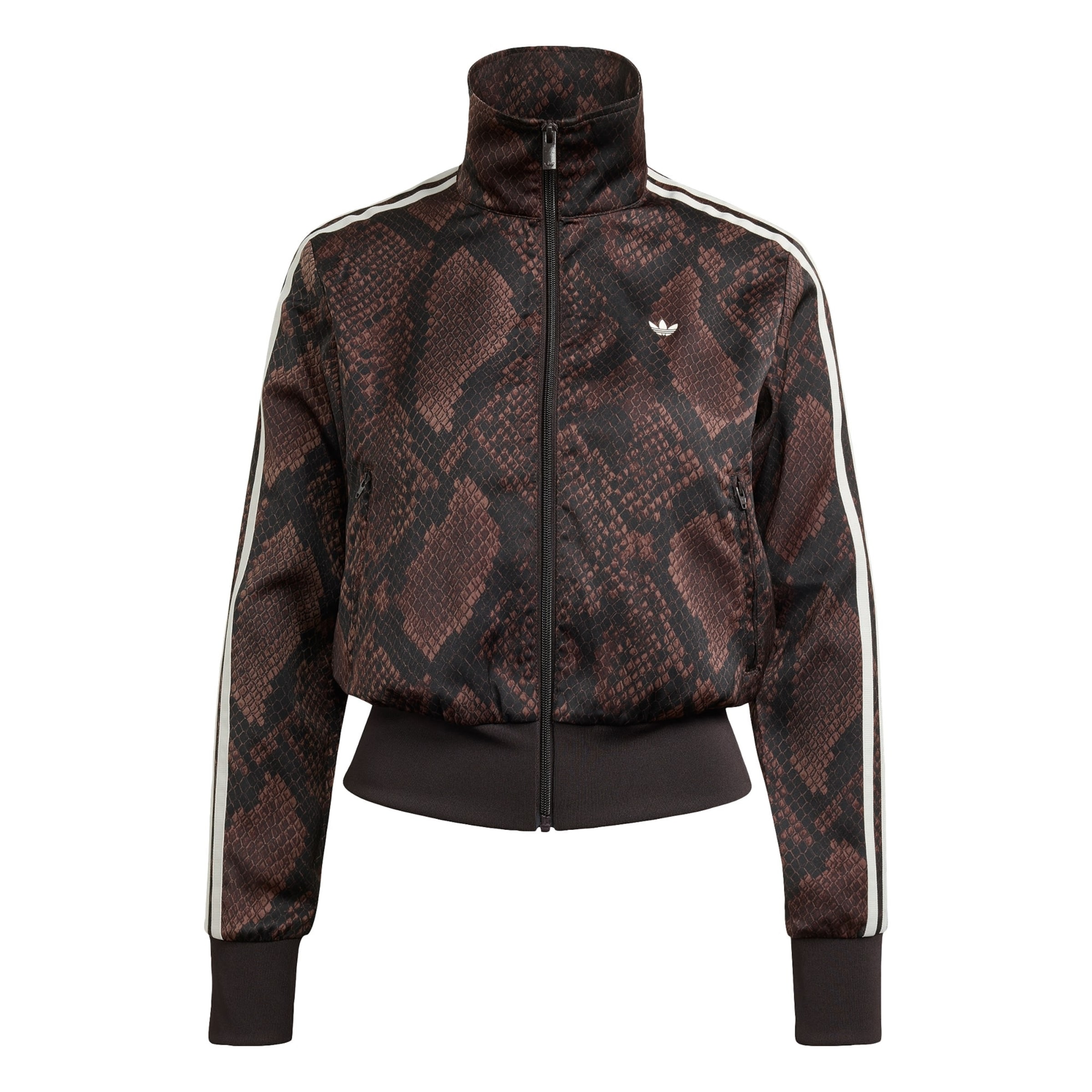 ADIDAS ORIGINALS Jacke 'Firebird' in Braun: Vorderseite