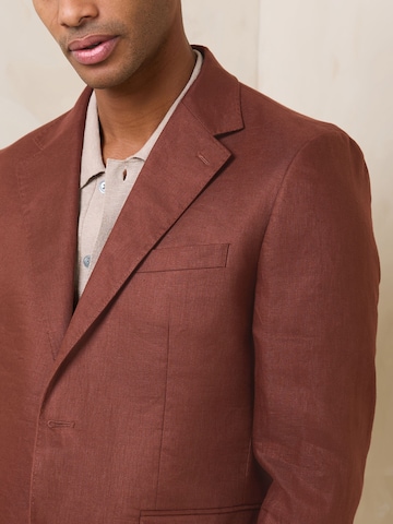 Next Slim fit Blazer 'N. Premium' in Brown