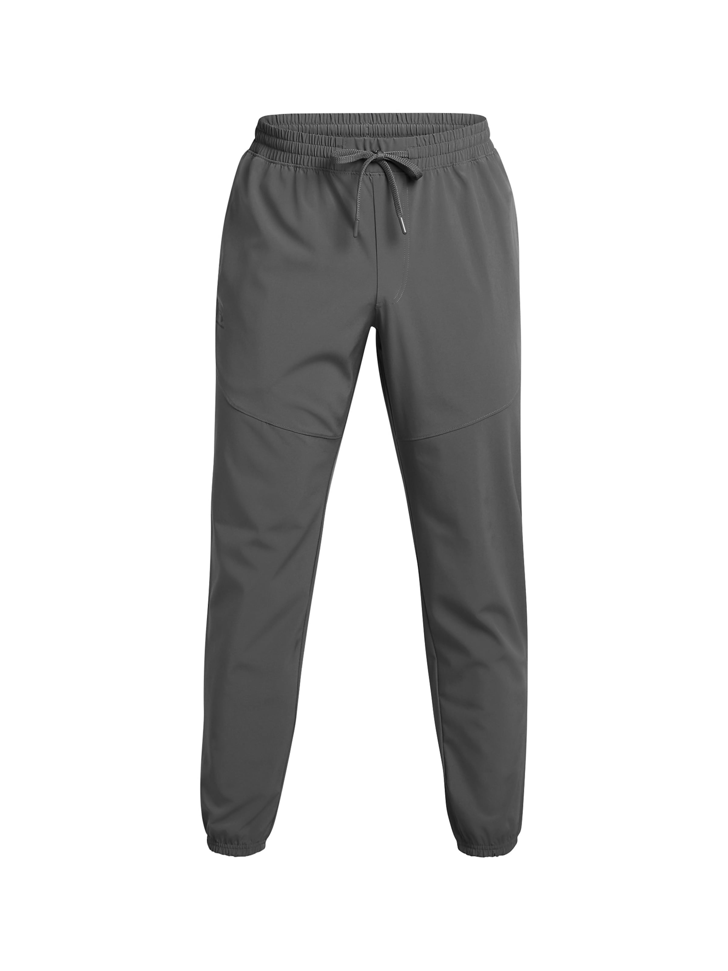 UNDER ARMOUR Tapered Sportbroek in Grijs: voorkant