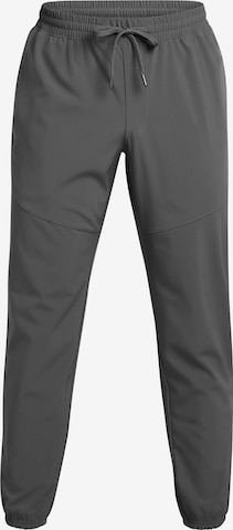UNDER ARMOUR Workout Pants in Grey: front