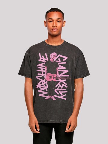 T-Shirt 'Machine Gun Kelly Full Body' F4NT4STIC en noir : devant