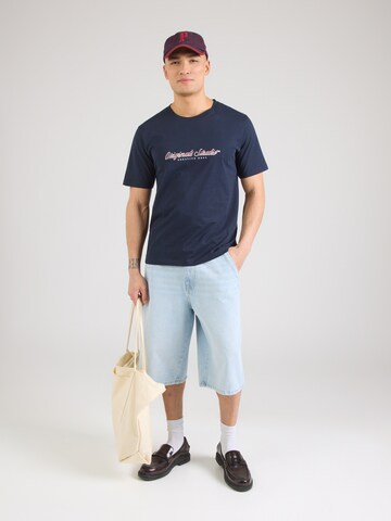 JACK & JONES Koszulka 'JORMONTAUK' w kolorze niebieski