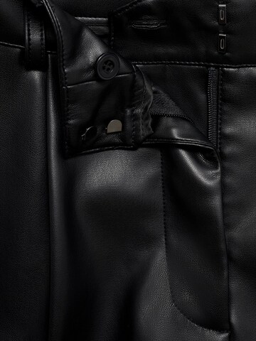 MANGO Regular Pleat-front trousers 'ANNA' in Black