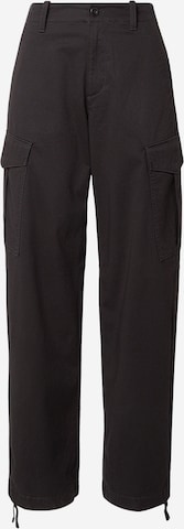 G-STAR Loose fit Cargo Pants in Black: front