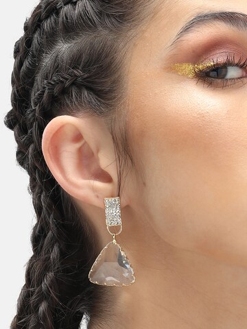 SOHI Ohrringe ' Pukar ' in Gold: Vorderseite