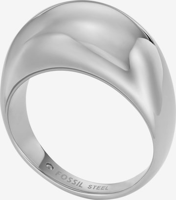 FOSSIL Ring in Silber: Vorderseite