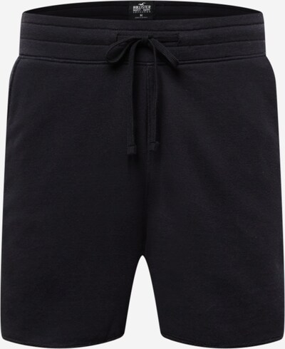 Pantaloni HOLLISTER pe negru / alb, Vizualizare produs