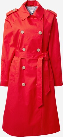 Manteau mi-saison TOMMY HILFIGER en rouge : devant