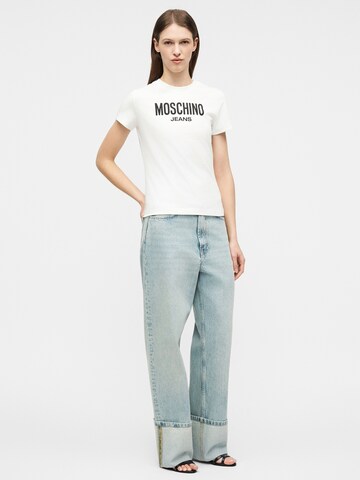 Moschino Jeans - Camiseta en blanco
