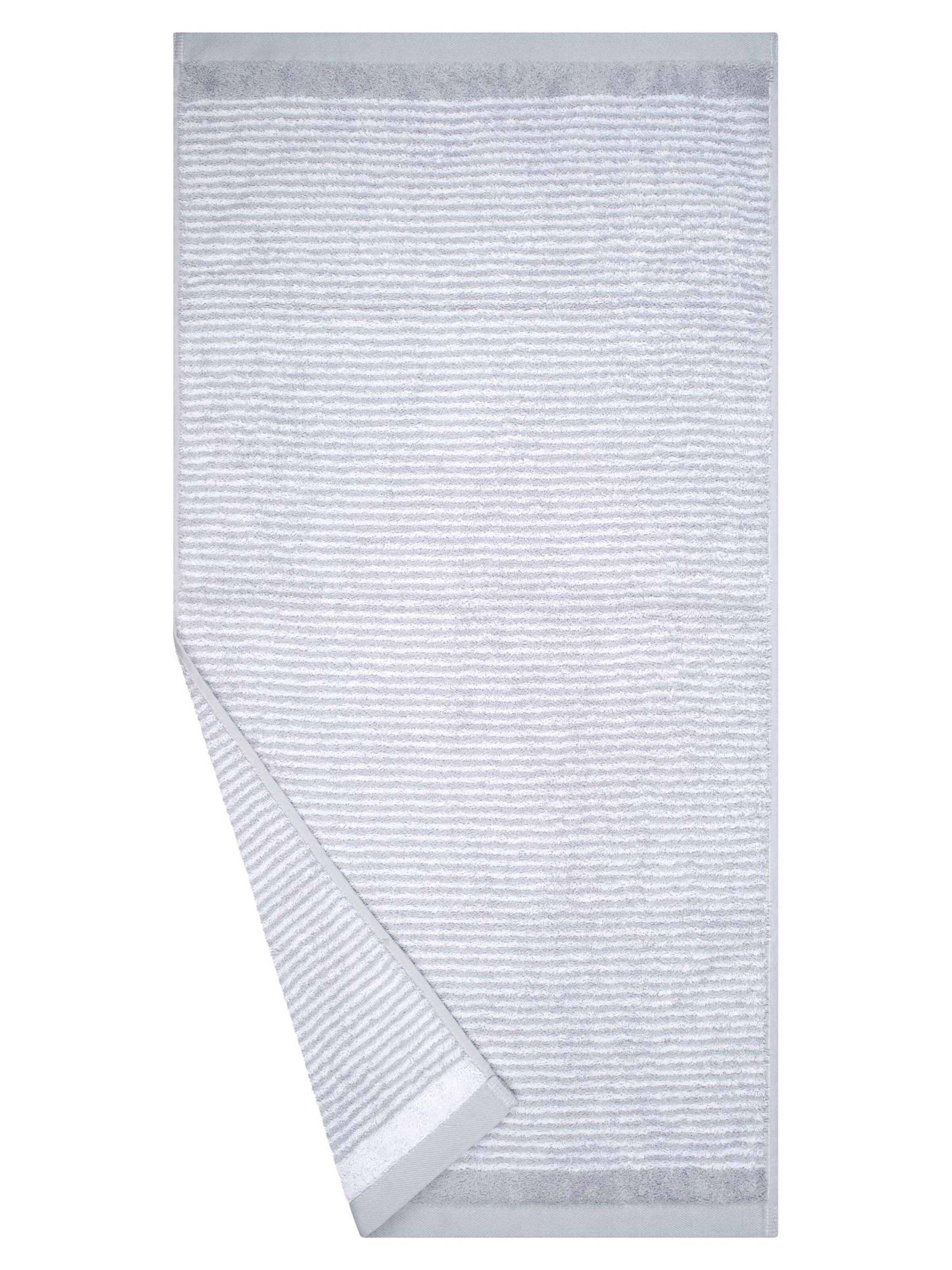 ROSS Towel 'Stripes' in Grey