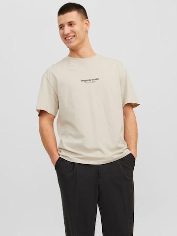 JACK & JONES - Camiseta 'Vesterbro' en beige: frente