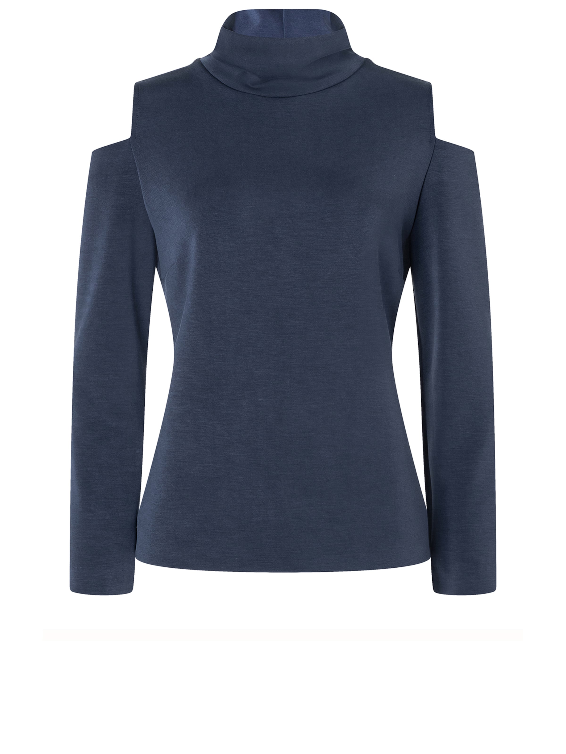 Ana Alcazar Top ' Senina ' in Blauw: voorkant