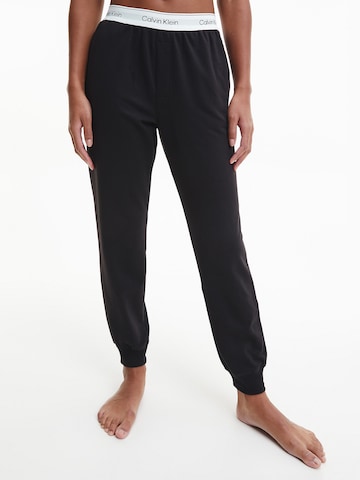 Calvin Klein Underwear Pajama Pants in Black: front