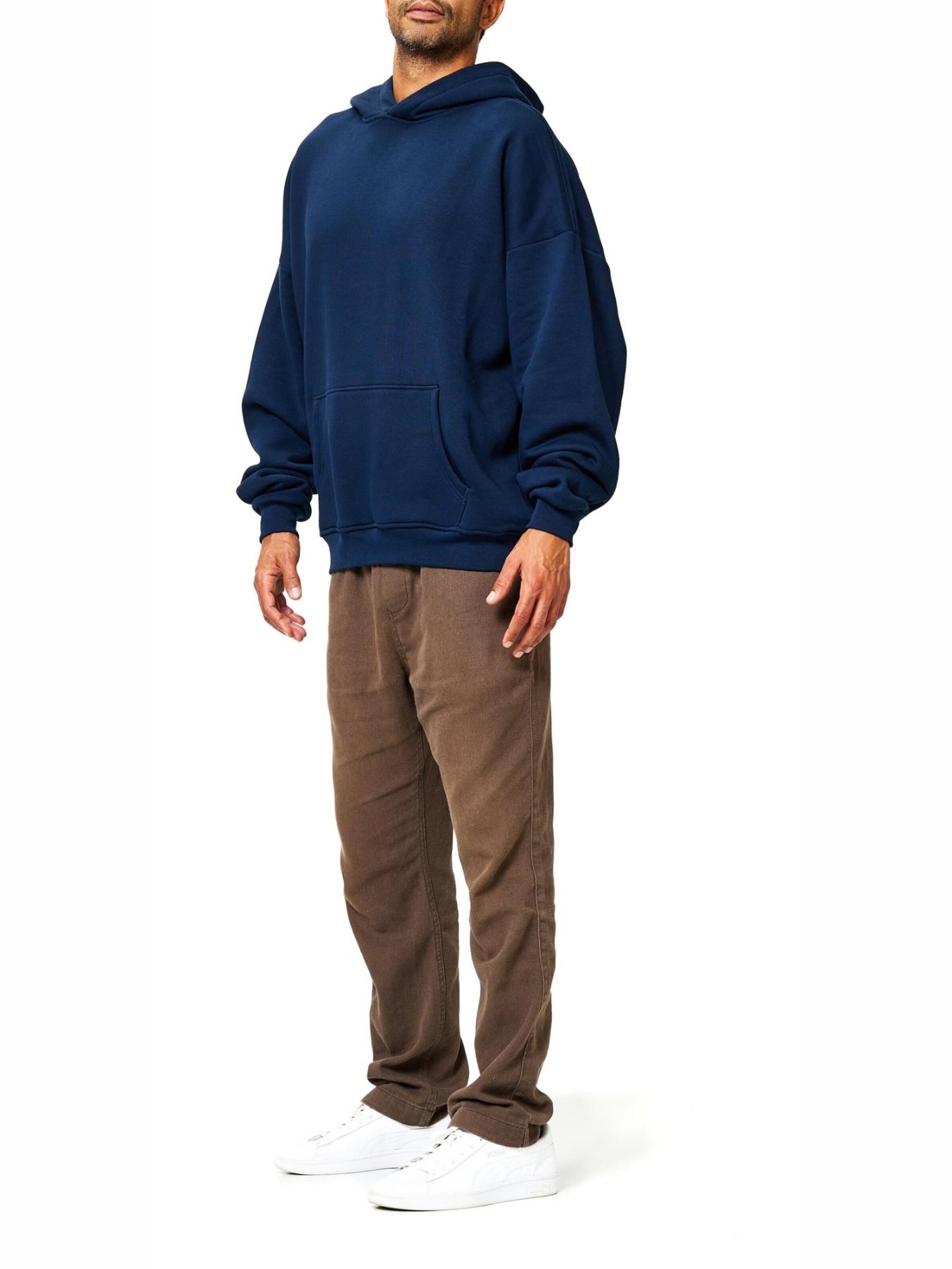 BlankOrder Sweater 'Hoodie navy blau' in Blue