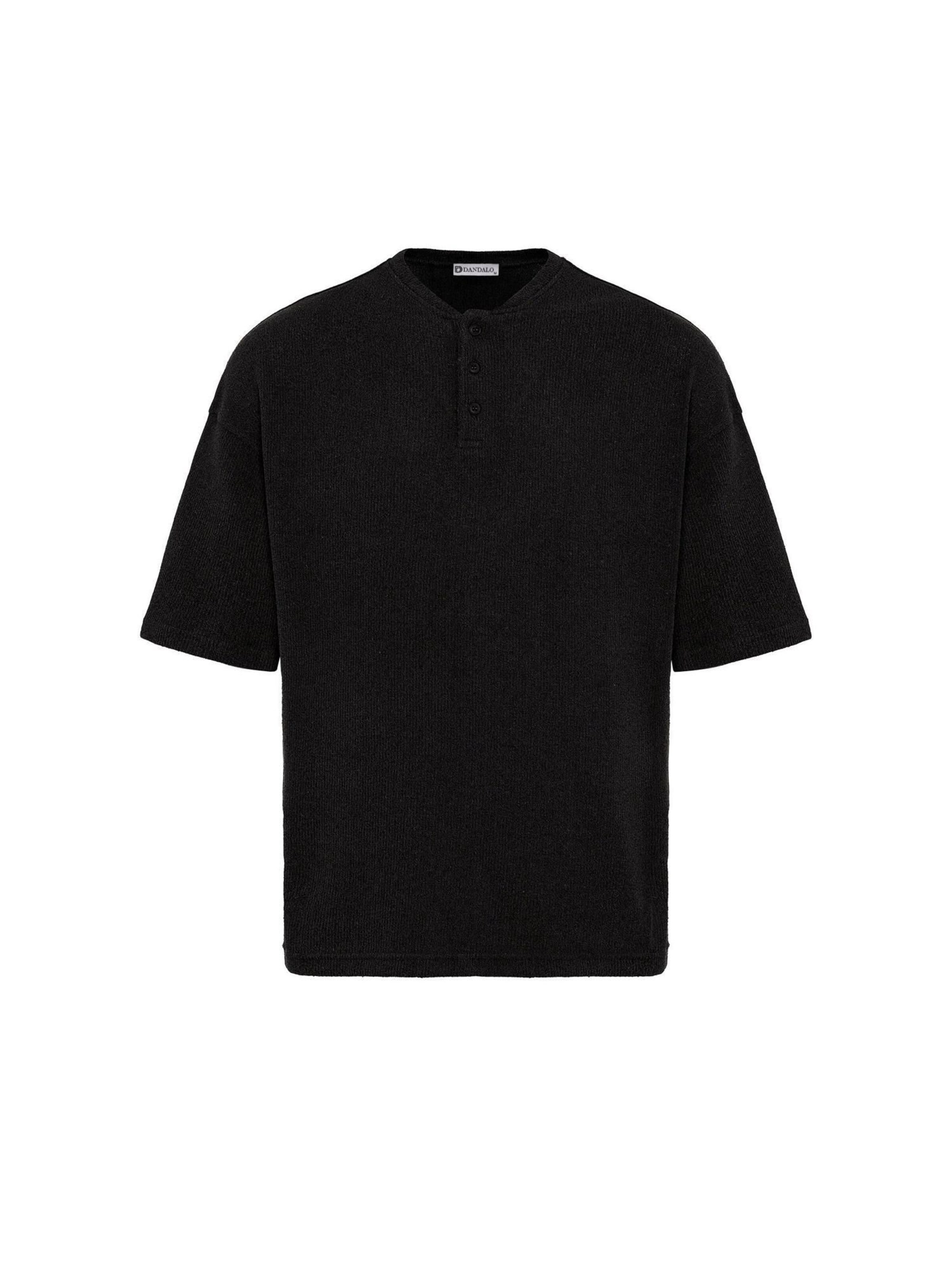 Maglietta di Dandalo in nero: frontale