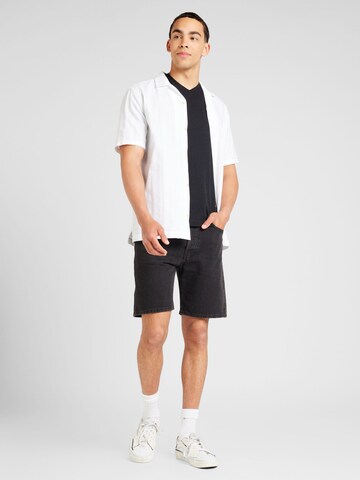 GAP Regular fit Srajca 'DOBBY' | bela barva