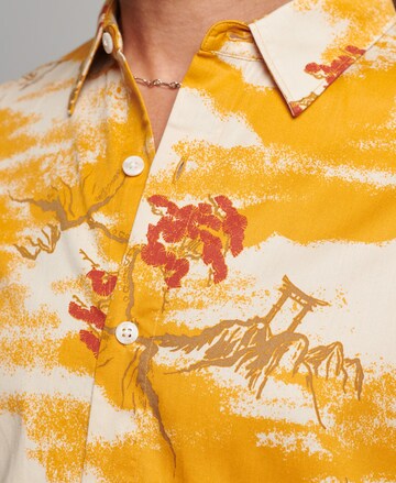 Superdry Comfort fit Overhemd in Oranje