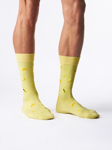 Von Jungfeld Socken 'Signature Icons' in Gelb