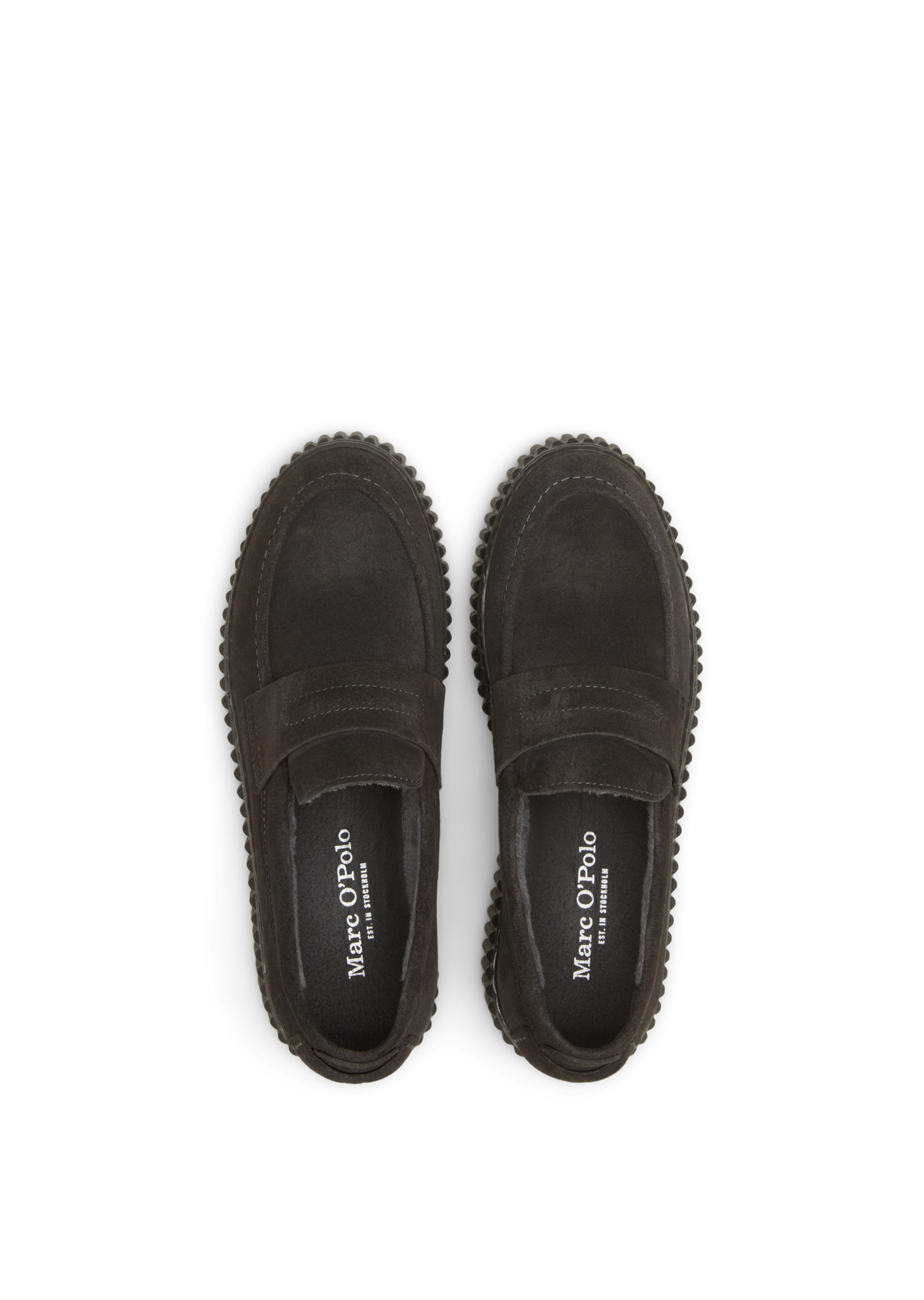Marc O'Polo Instappers in Grijs
