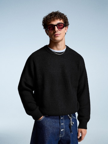 Bershka Pulóver - fekete: elől