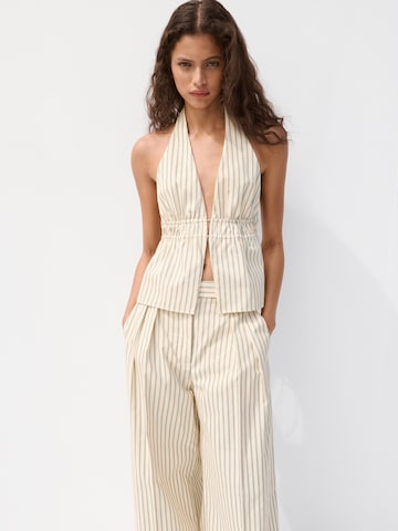 MANGO Top 'TATIN' in Yellow: front