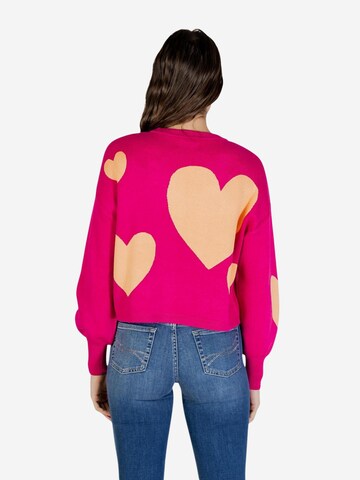Pullover 'Onlmontana Ls Jq O-Neck Cc Knt 15339550' di ONLY in rosa