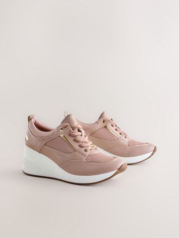 Next Кроссовки на платформе в Бежевый